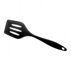 Jogo 5 Utensílios Para Cozinha De Silicone Com Suporte Preto